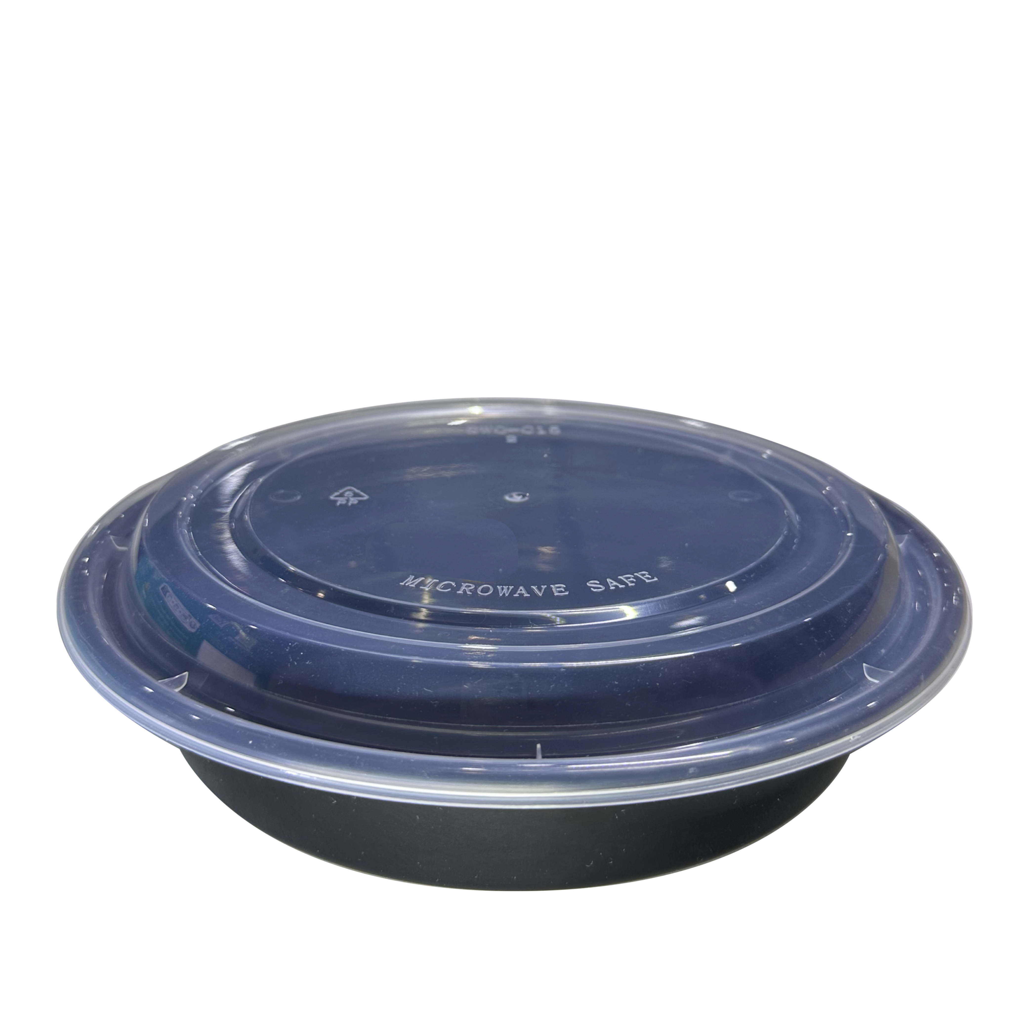 PPI-O48 Round Container Black + LID EXPORT (150SET)